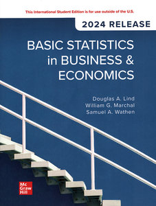 Basic Statistics in Business & Economics, 11/e (Paperback)(2024 Release)-cover