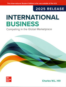 International Business: Competing in the Global Marketplace, 15/e (Paperback)(2025 Release)-cover