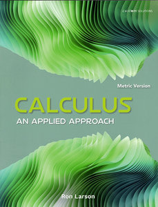 Calculus: An Applied Approach (Paperback)(Metric Version)(Custom Solutions)-cover
