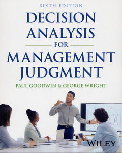 Decision Analysis for Management Judgment, 6/e (Paperback)-cover