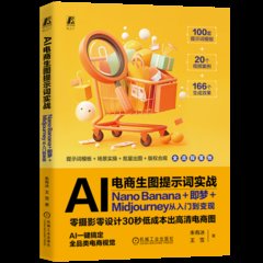 AI電商生圖提示詞實戰 Nano Banana+即夢+Midjourney從入門到變現-cover